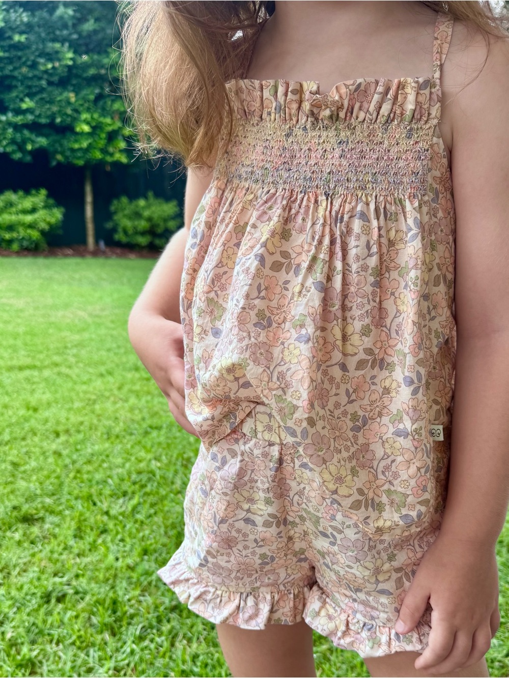 NWT Early Sunday JJ Set in Garden Flowers